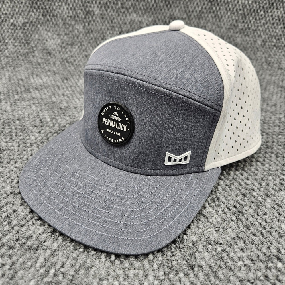 Melin Size CL Classic Gray White Trenches Hydro Snapback‎ Hat Performance Cap